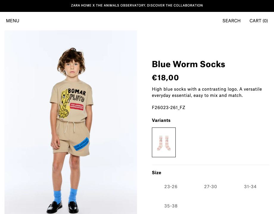 Blue Worm Socks