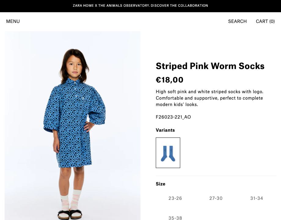 Striped Pink Worm Socks