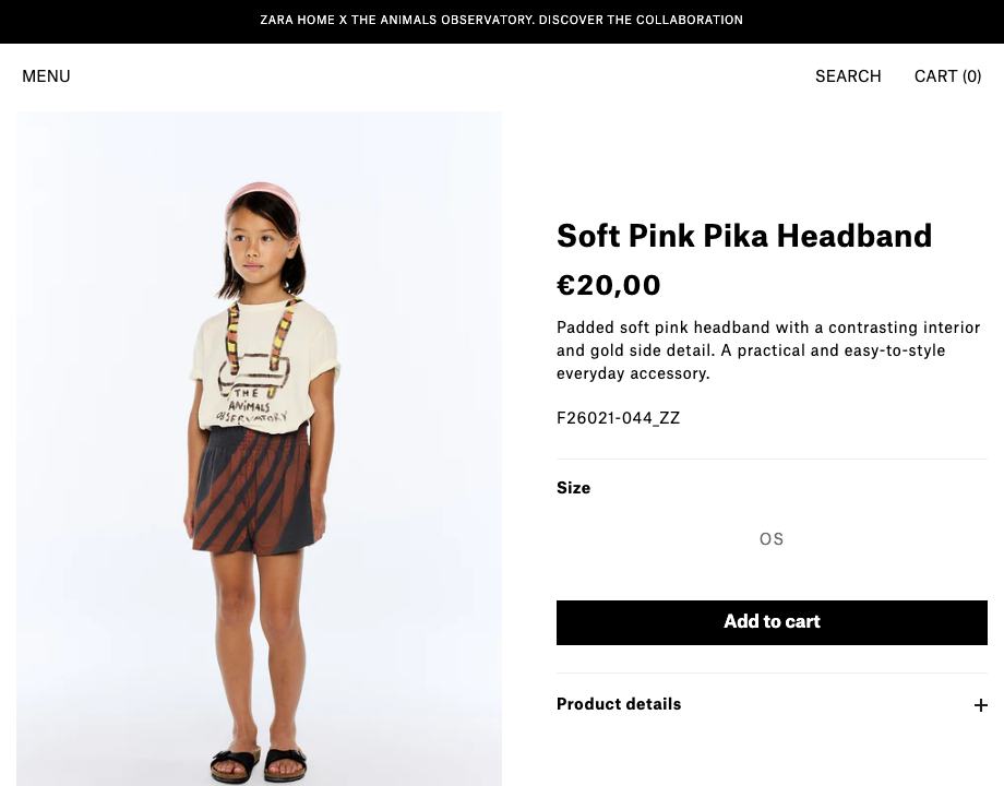 Soft Pink Pika Headband