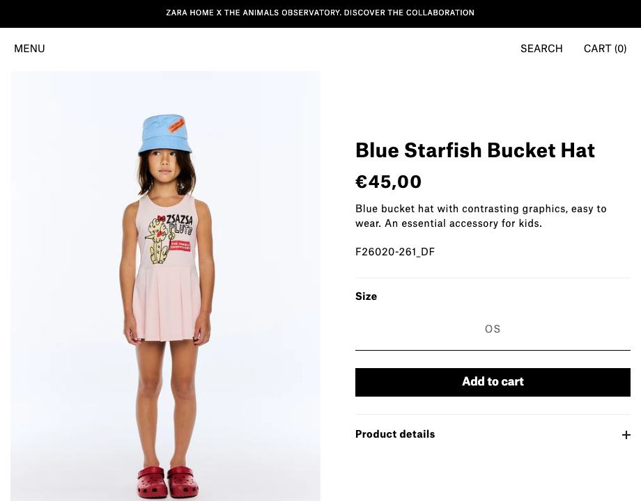 Blue Starfish Bucket Hat