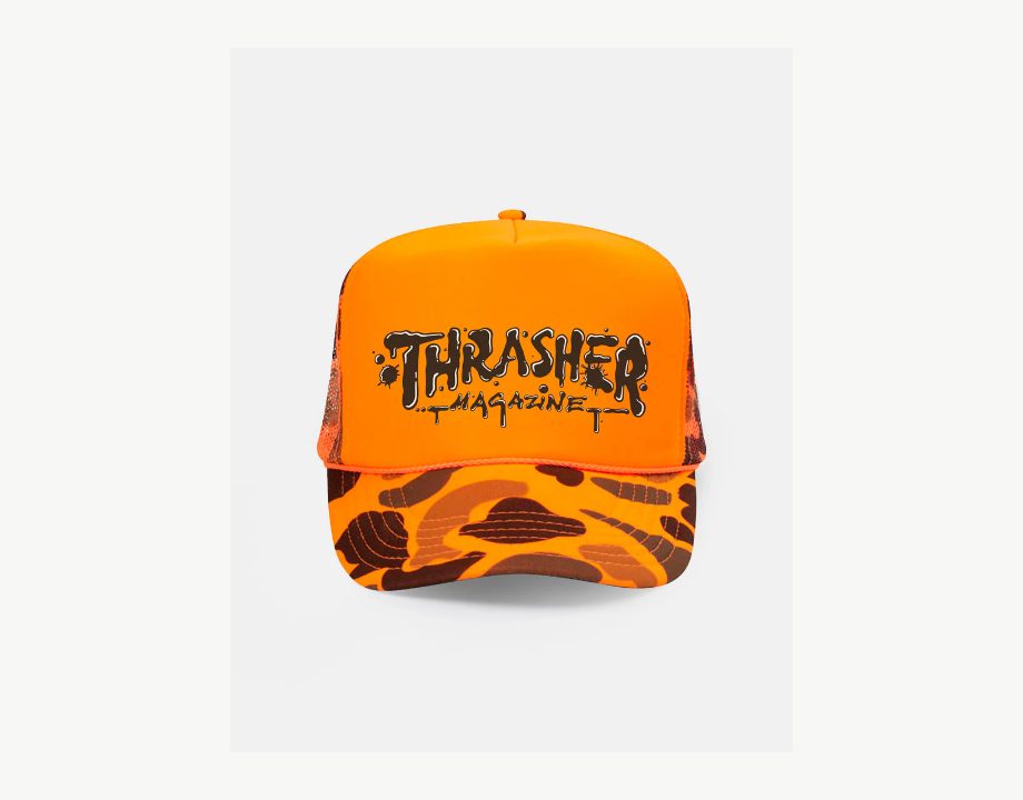WET PAINT TRUCKER - ORANGE CAMO