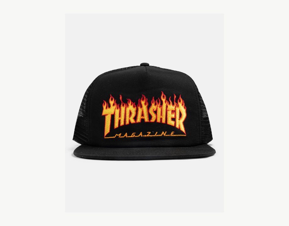 FLAME - TRUCKER - BLACK