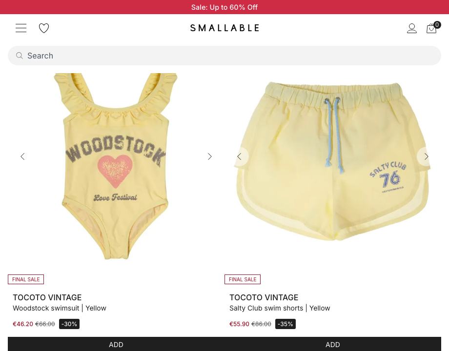 Tocoto Vintage en Smallable