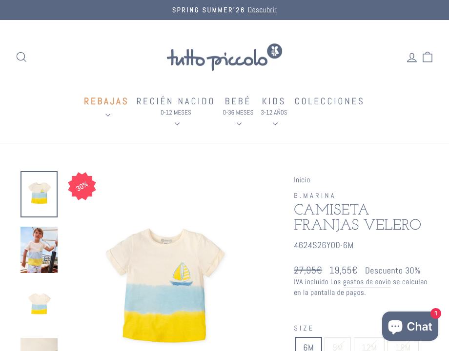 CAMISETA FRANJAS VELERO
