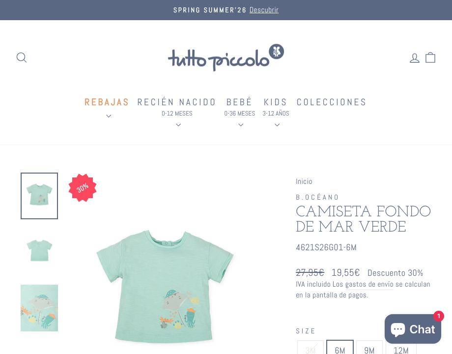 CAMISETA FONDO DE MAR VERDE