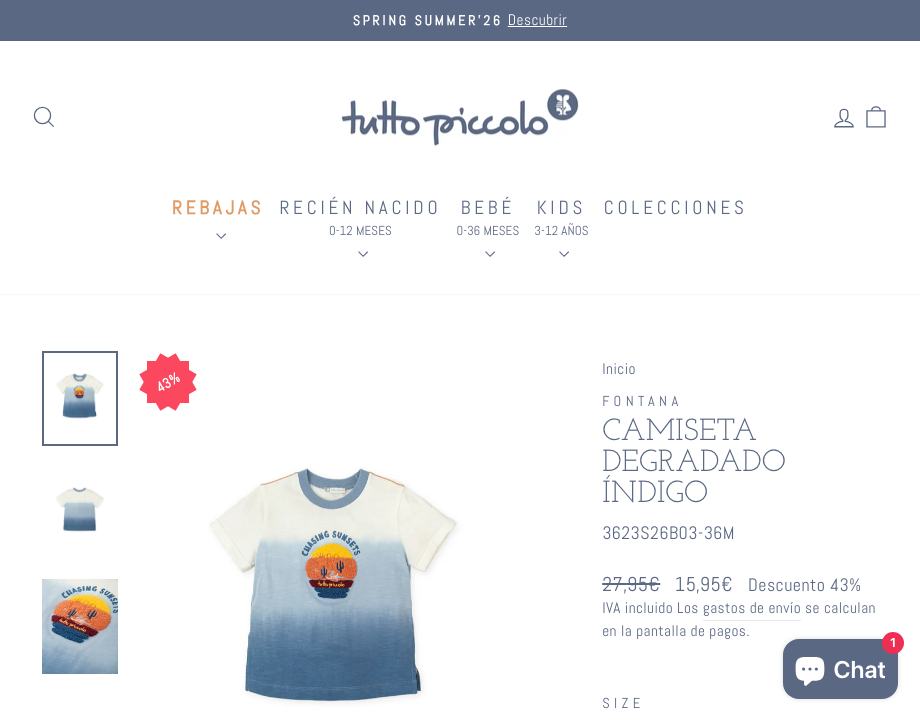 CAMISETA DEGRADADO ÍNDIGO