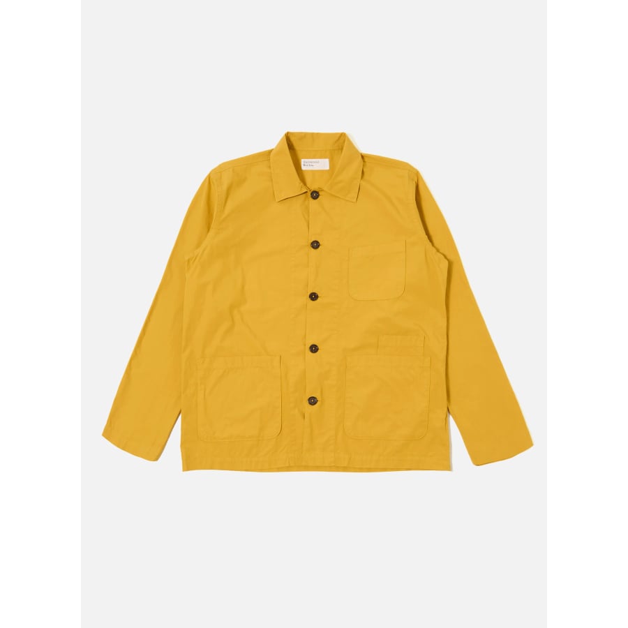 Golden Brown Organic Fine Poplin Bakers Overshirt