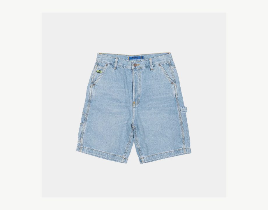 DC Shoes - Worker Baggy Carpenter Denim Shorts - Light Blue
