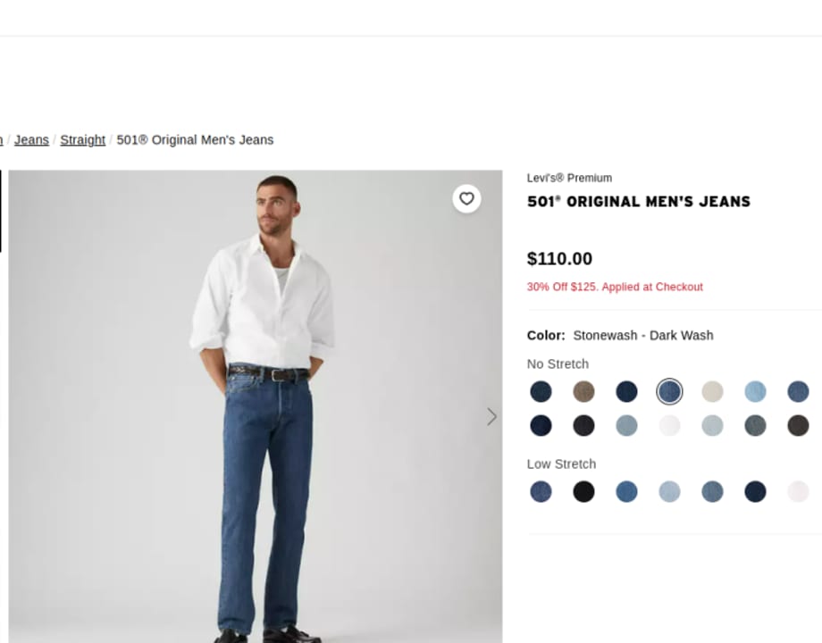501 Original Fit Men's Jeans