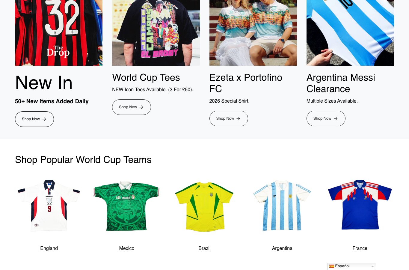 Zona intermedia del catalogo de Cult Kits