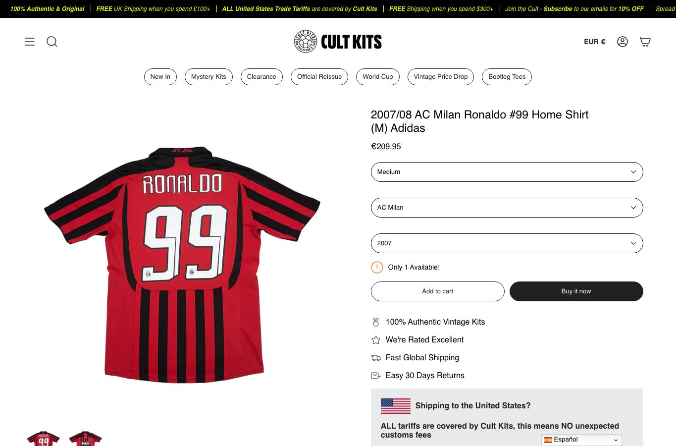 Producto o referencia real de Cult Kits