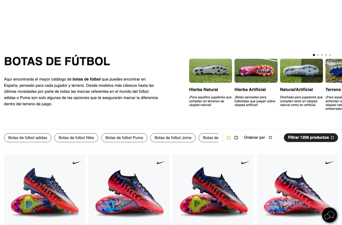 Producto o referencia real de Futbol Emotion