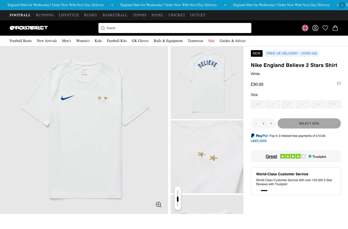 Producto o referencia real de Pro Direct Soccer