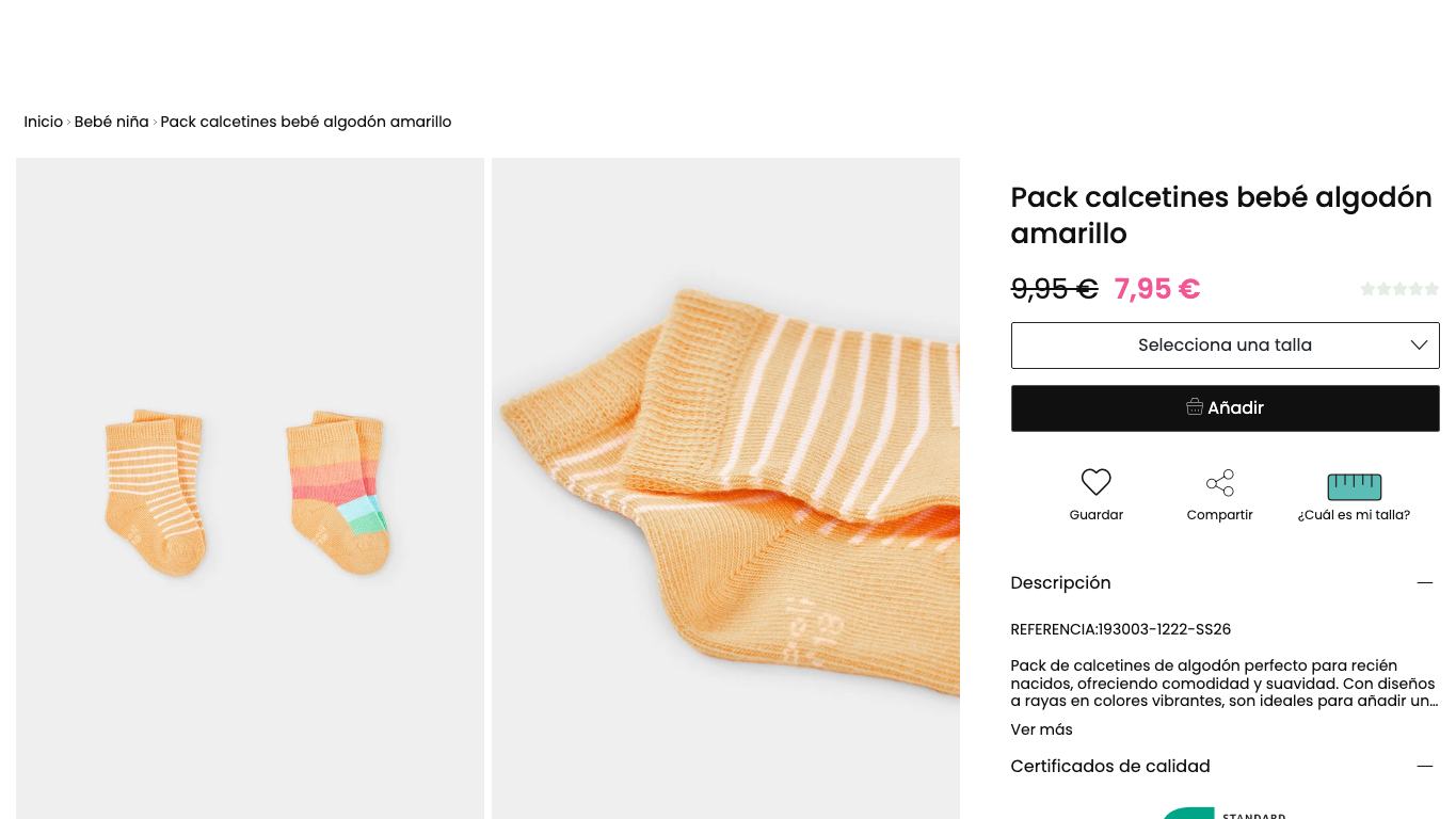 Captura real de producto o colección de Boboli