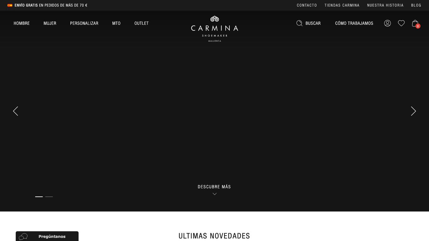 Catálogo y módulos de Carmina Shoemaker