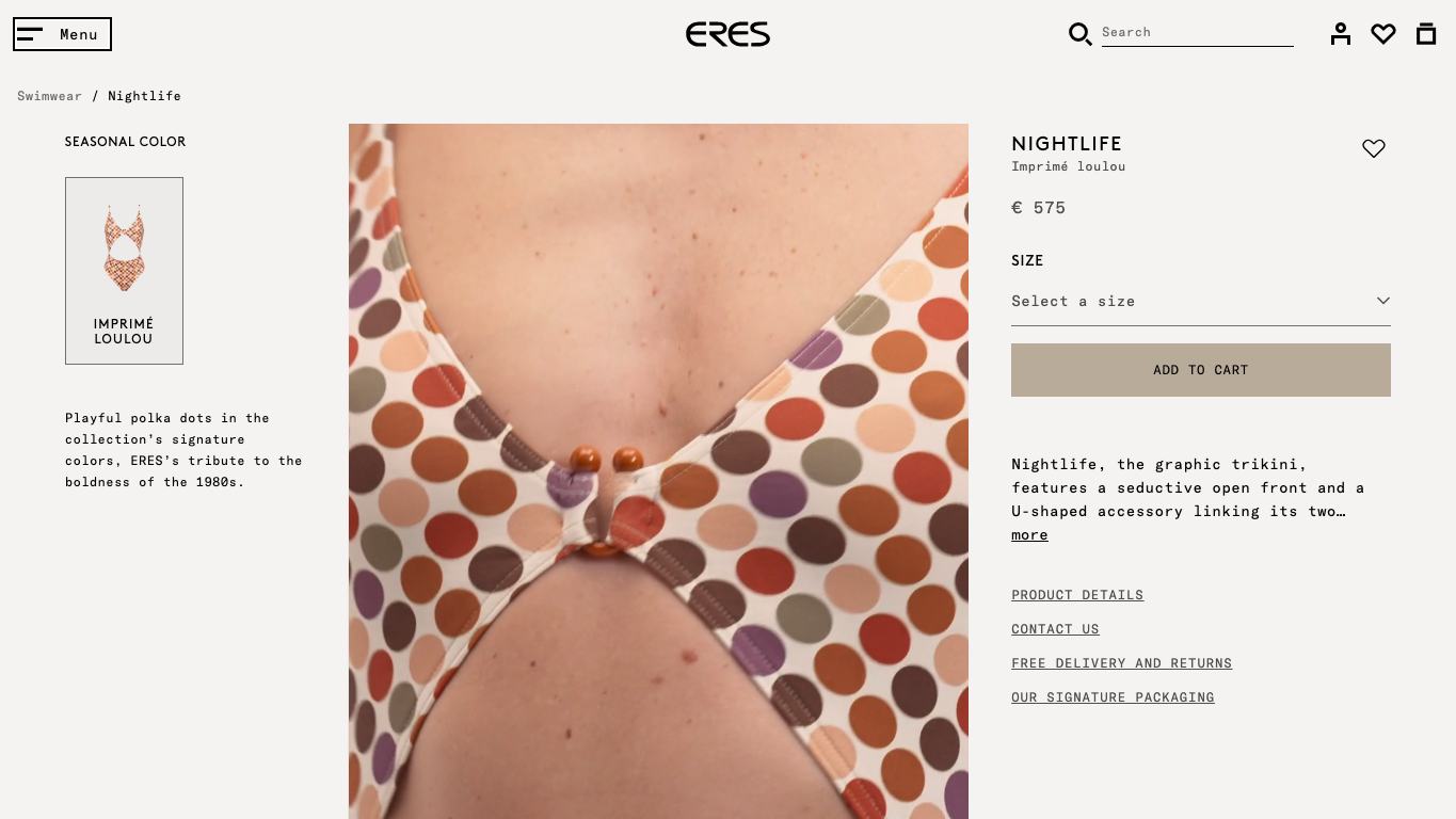 Captura real de una ficha de producto de Eres