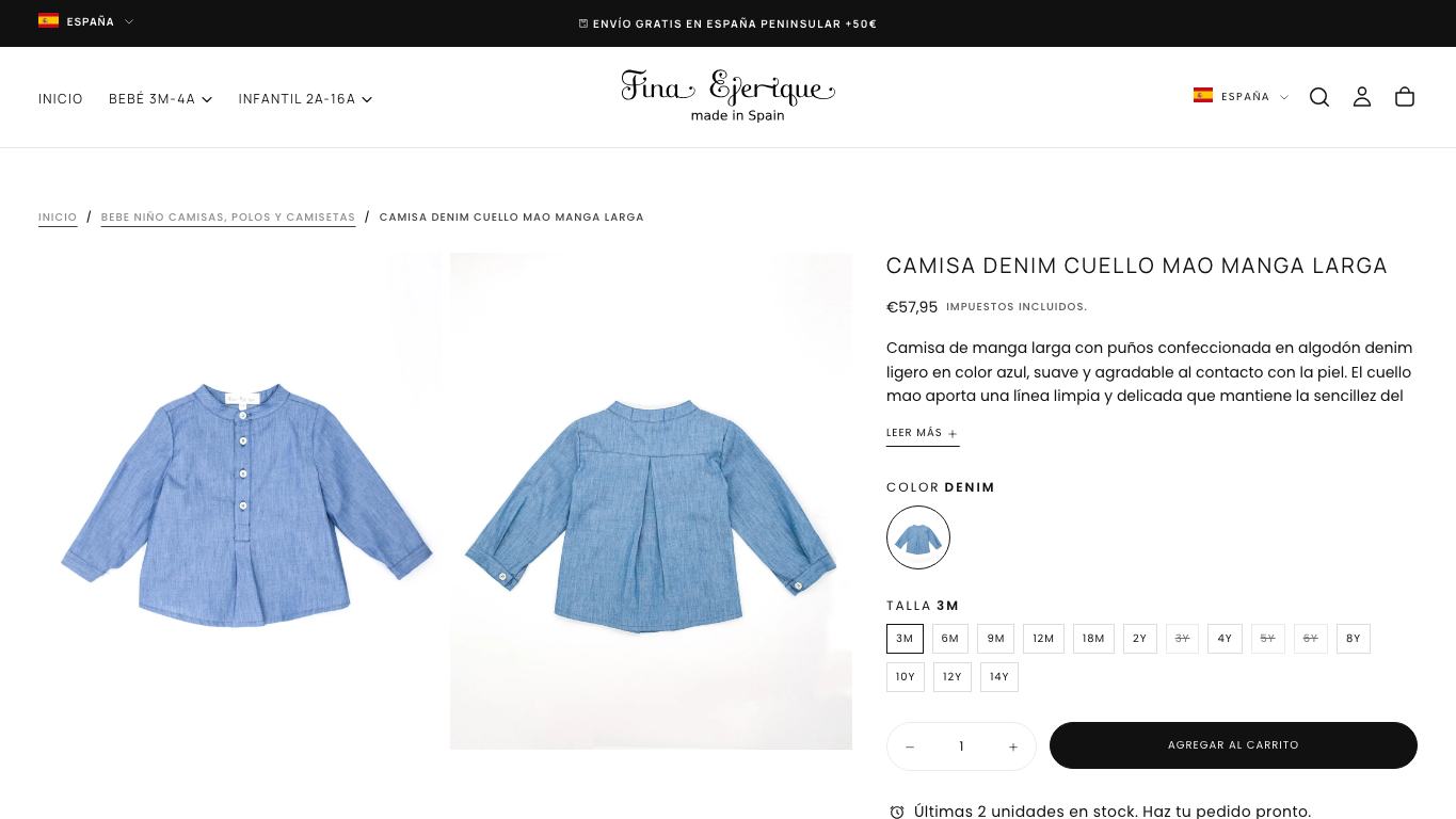 Captura real de producto o colección de Fina Ejerique