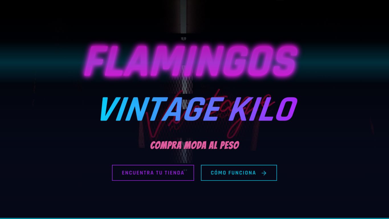Home de Flamingos Vintage Kilo