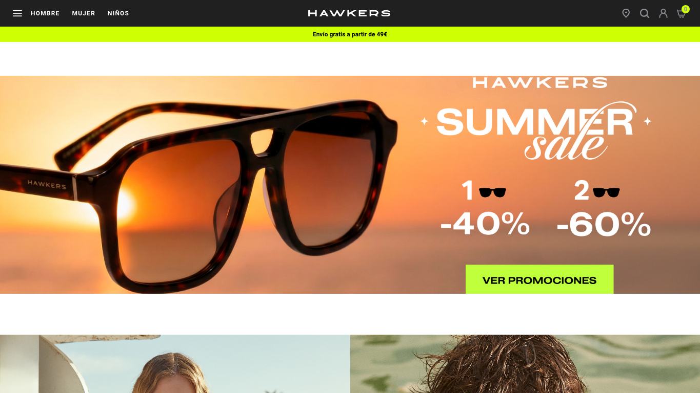 Catálogo y módulos de Hawkers