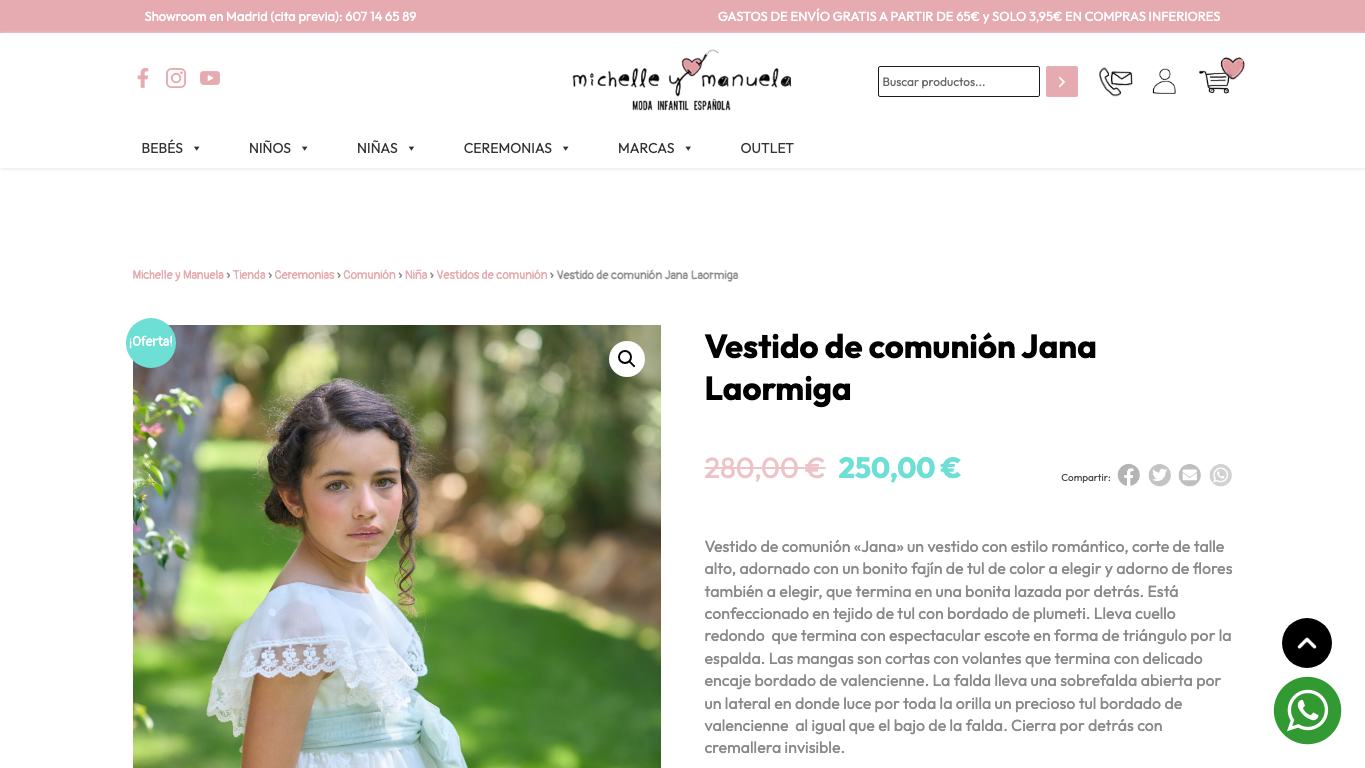 Captura real de producto o colección de La Ormiga