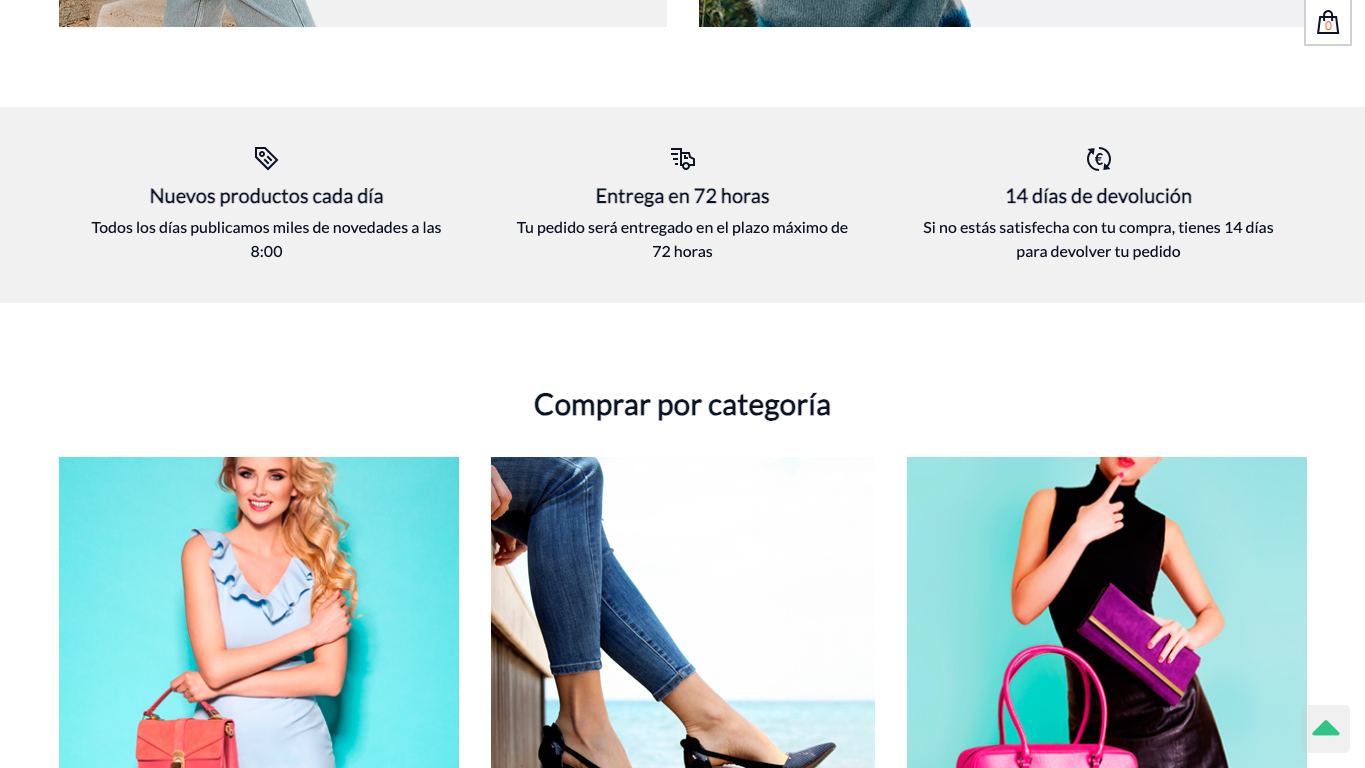 Catálogo y contenido de Micolet