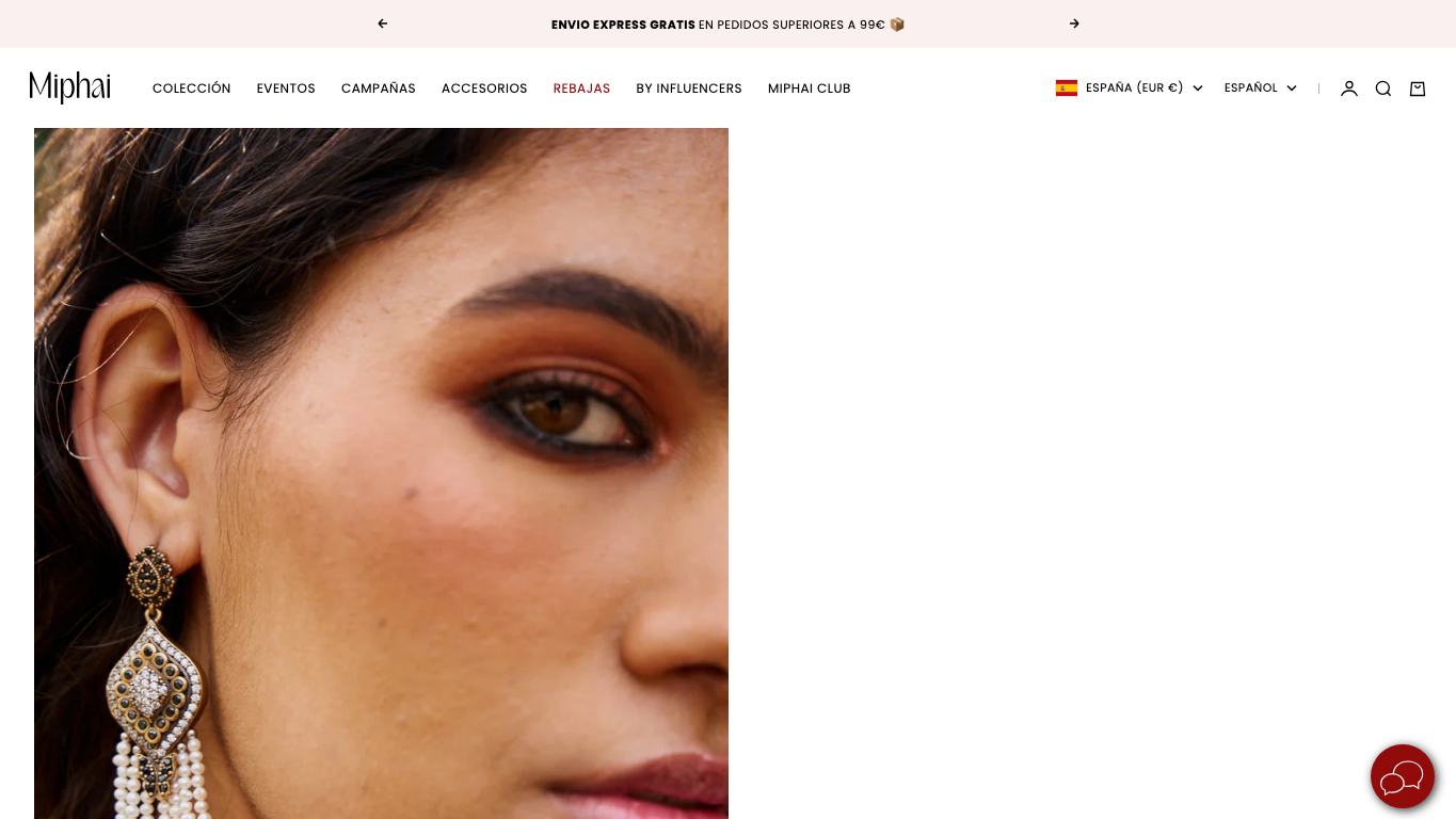 Captura real de una ficha de producto de Miphai