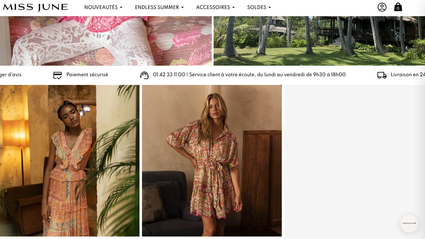 Catálogo y contenido de Miss June