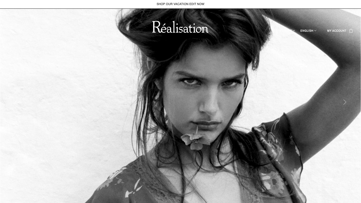 Captura real de la zona media de la home de Realisation Par