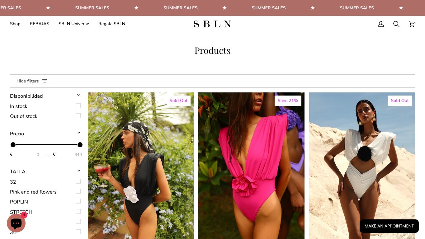 Captura real de una ficha de producto de Sibilina Flamingo