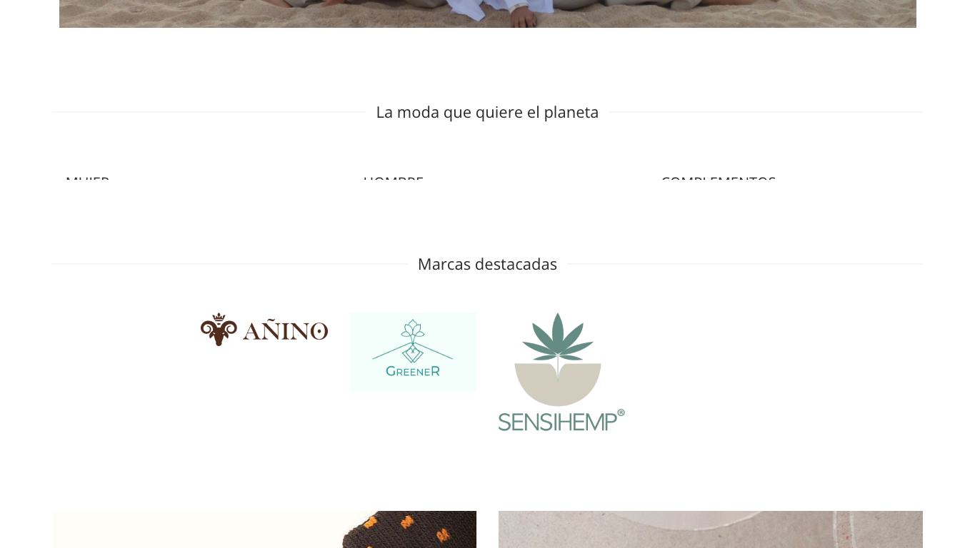 Captura real de la zona media de la home de The Circular Project