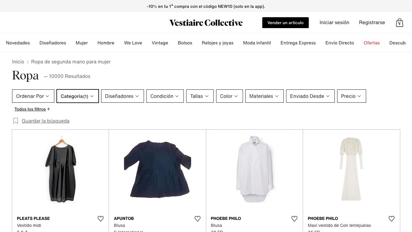 Home de Vestiaire Collective