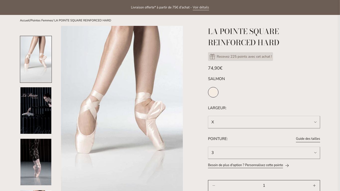 Captura real de una ficha de producto de Wear Moi