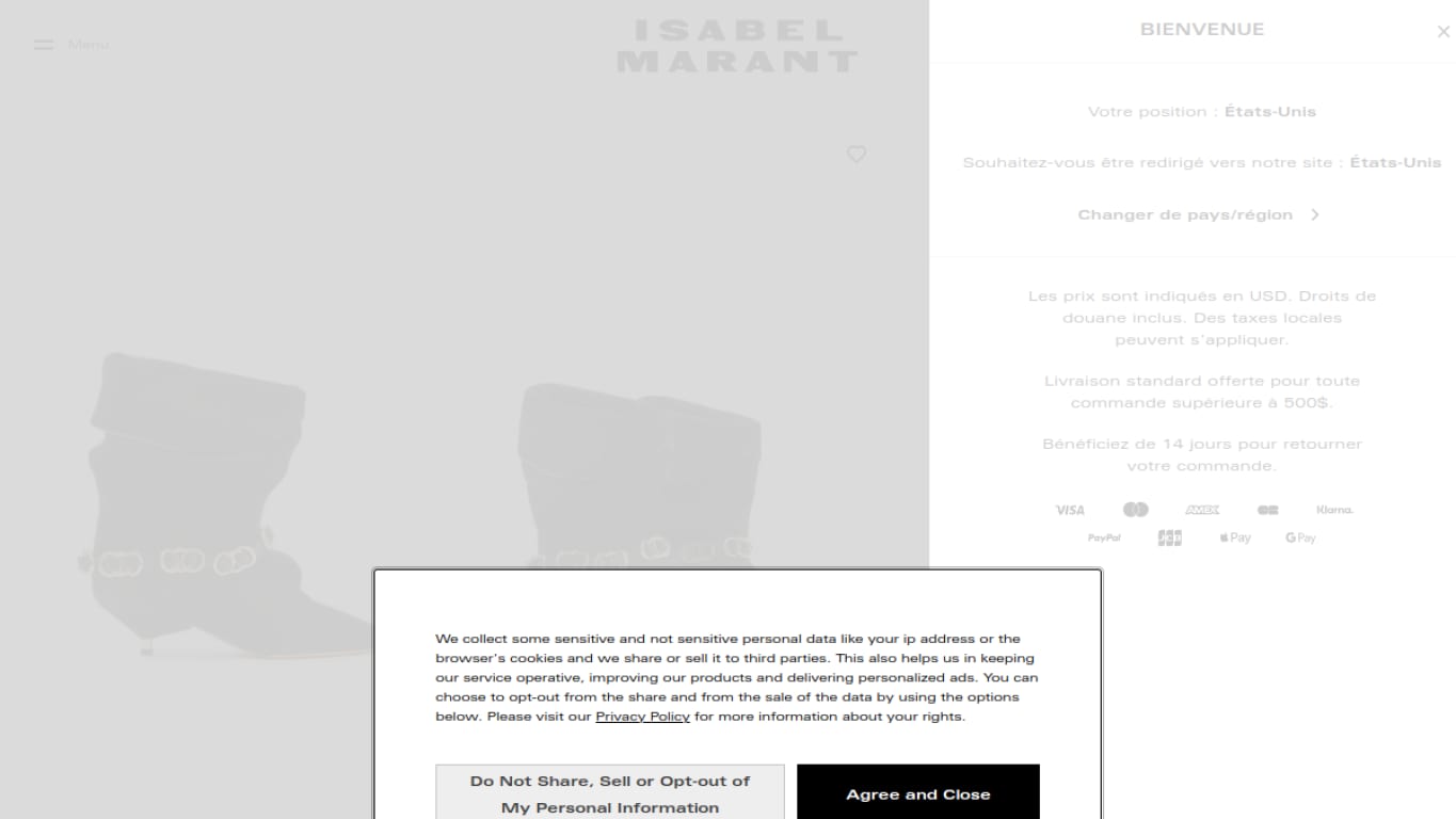 Producto o coleccion real de Isabel Marant