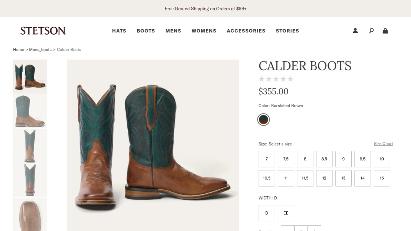 Producto o coleccion real de Stetson