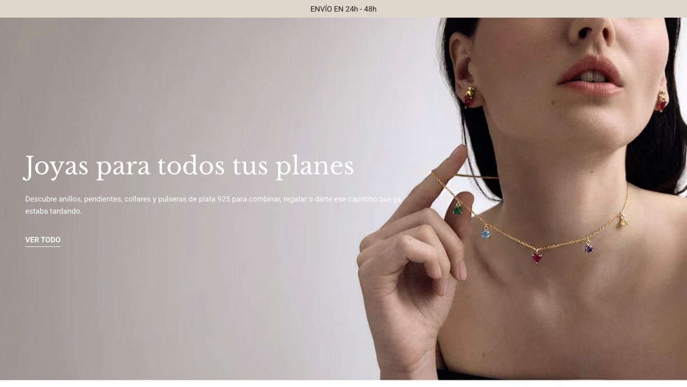 Captura de pantalla de la home de OMIKRON